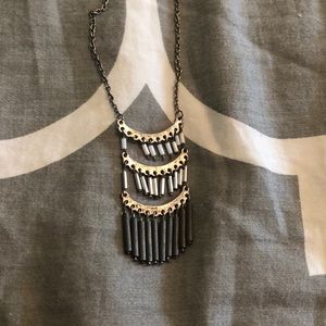 Long Silver Necklace